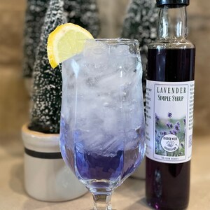 Lavender Syrup Cocktail Syrup Mocktail Syrup Coffee Syrup Ice Tea Syrup Coffee Lovers image 3