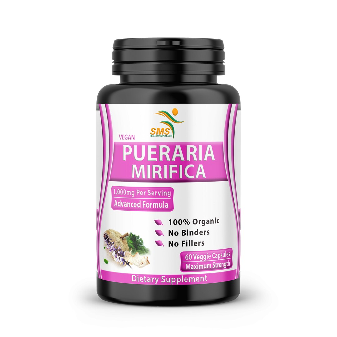 Pueraria Mirifica Supplement 5,000mg Root Extract Powder Capsules ...