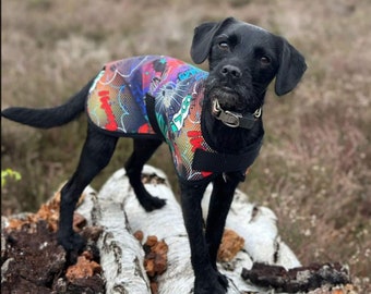 Waterproof Dog Raincoat: Flexible, Microfleece Lined, High Neck
