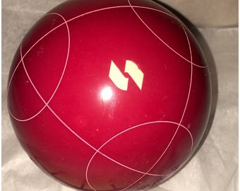 Vintage Sportcraft Bocce Ball, 4" Red Replacement