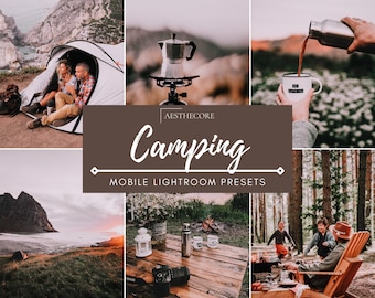 CAMPING Lightroom Mobile Presets | Influencer Presets | Blogger Presets | Instagram Presets | Vacation Presets | Travel Presets l Camping