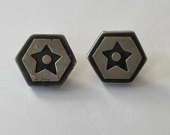 Pendientes de estrella inverosímiles vintage