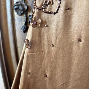 Vintage Adrianna Papell Silk Beaded Dress | M image 12