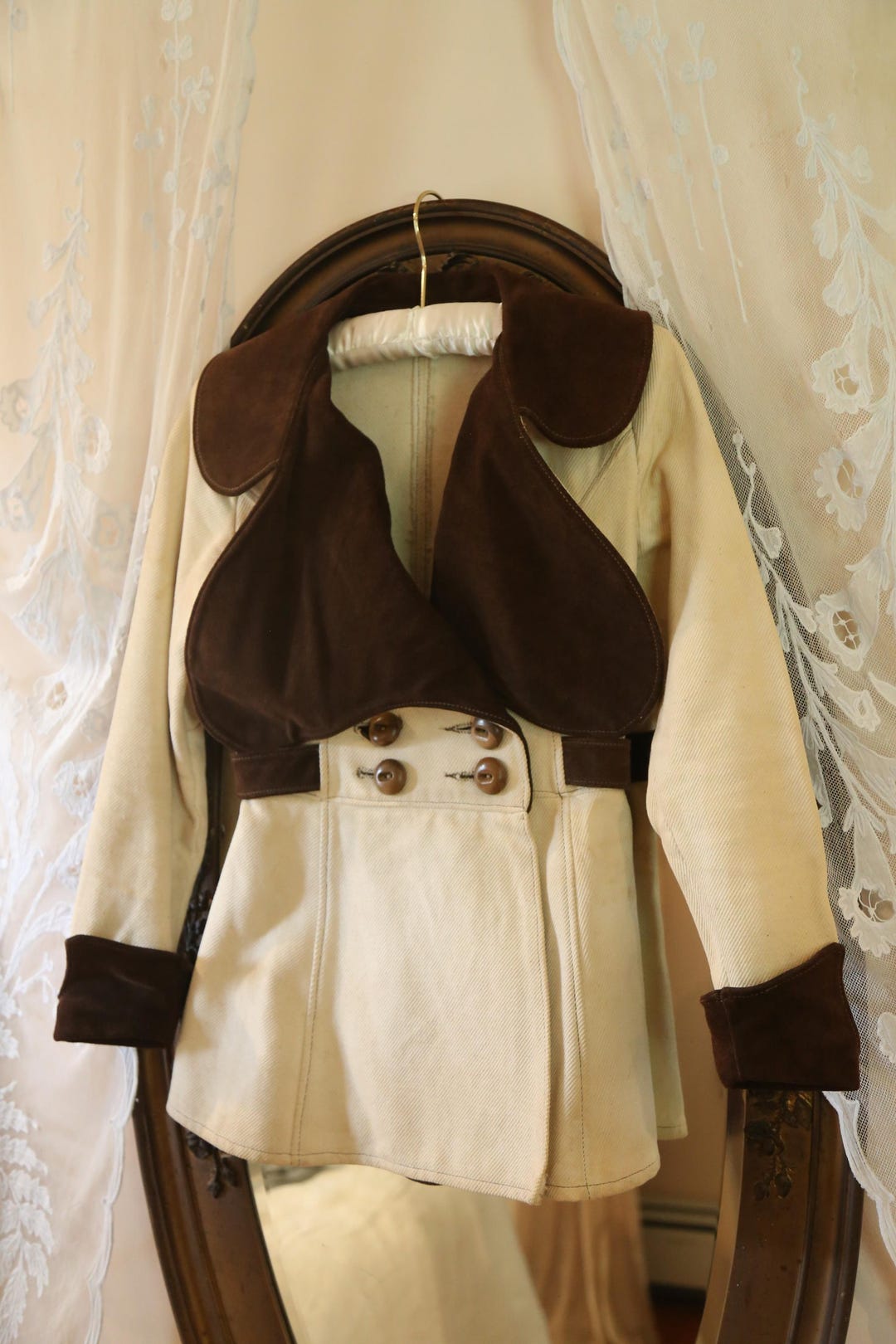Rare Vintage 1970’s Riding Jacket | Suede and Canvas | 25” Waist - Etsy