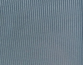Vtg Double Knit Fabric BTY 64" Turquoise Blue Subtle White Stripes 1970s Vtg Double Knit Fabric BTY 64" Turquoise Blue Subtle White Stripes 1970s