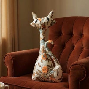 Kooky Kats, Mid Century Modern Cat Pillows Decor Atomic