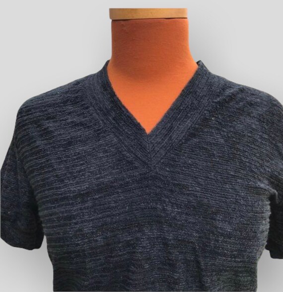 Misses Black Short Sleeve Sweater 