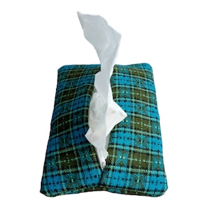 Decorative Travel Tissue Holder Sewn with Vintage Fabric