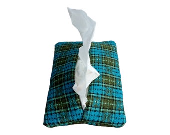 Decorative Travel Tissue Holder Sewn with Vintage Fabric