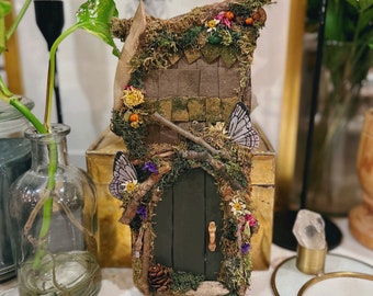 Handcrafted Cottage Fairy Door | Bespoke Fairy Decor | Fairy House | Fae | Fairy Magick | Fairycore | Whimsical Decor
