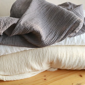 Thin Cotton Muslin Fabric/Weight 85 gsm/COTTON SOFT Gauze fabric/Table runner for wedding, Christmas party/ Premium Cloth Material