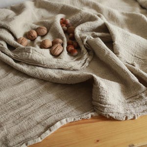 Soft hemp blanket/ Soft hemp bed sheet/ Rustic blanket/ Vintage bedspread