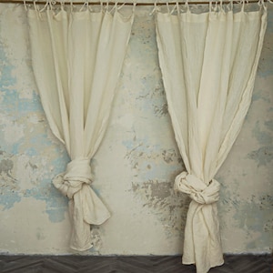 Hemp Drapes/ Home Gift/ Sheer Drapes/ Hemp Drapes/ Long Drapes/ Boho Drapes, Door Drapes/ Window Drapes