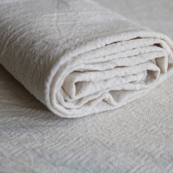 Tissu en coton bouilli/tissu d'ameublement/chiffon en coton lavé 230 g/m²/toile en coton/tissu pour décorations/tissu en coton naturel d'Europe