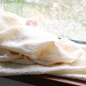 Pure cotton scarf/Lightweight muslin scarf/Extra long wrap/Crepe scarf/Large white, cream and colored shawl / Scarf for men and women