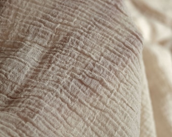 Fine Cotton Muslin Fabric: Soft Gauze Canvas, 85gsm