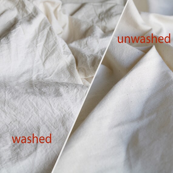 Tela de algodón suave por metro/Lona de algodón lavado más grueso