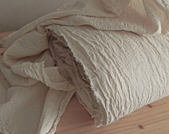 Tessuto Mussola Di Cotone PEASUG Bianco Sbiancato – 100% Cotone Al Metro 150 Cm X 1,8 M Per Cucito Creativo, Ricamo E Abbigliamento - 5