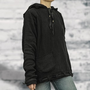 Hemp hoodie with hood/Hemp sweater