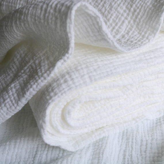 Thick Muslin Gauze Fabric Weight 179 Gsm/foam Cotton Muslin Fabric/baby Cotton  Muslin/organic Muslin Fabric/baby Muslin Blanket 