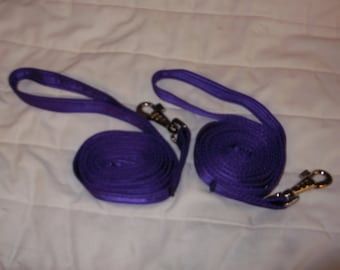 Long Reins 12 foot Long Pony Size. Polypropylene Cushion Web. Many Colours