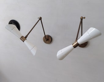 Wall Sconce Diabolo Pair of Modern Italian Wall Lights Wall Fixture