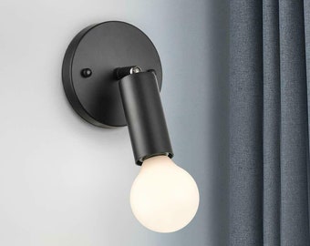 Light Society LS-W267-BK Stanford Sconce in Matte Black for Ceiling or Wall