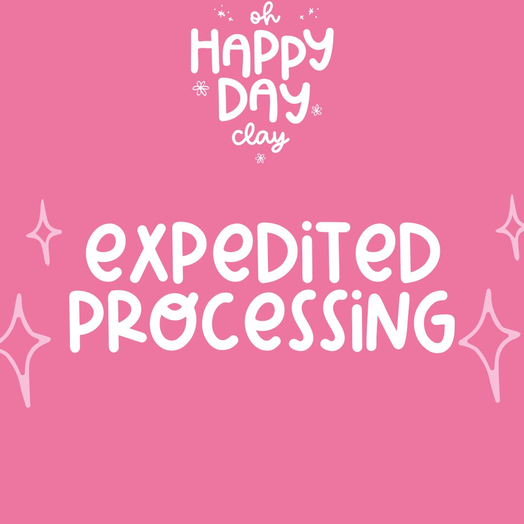 Expedited Processing Etsy