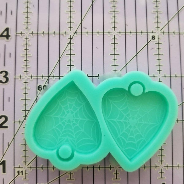 Boucles d’oreilles en toile d’araignée Silicone Mold