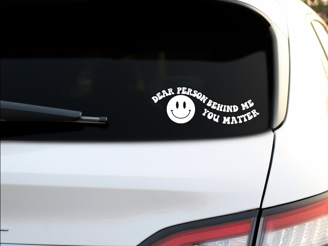 You Matter Car Decal Bumper Sticker | Retro Car Decal | Car Window ...