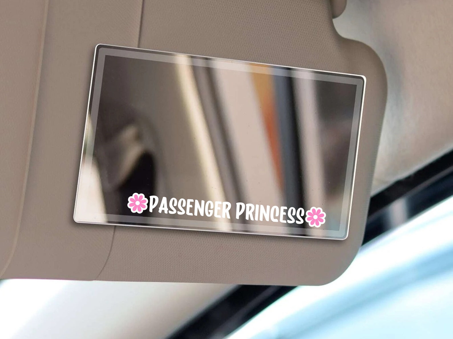 Passenger Princess Car Mirror Decal Side Mirror Decal Car Etsy
