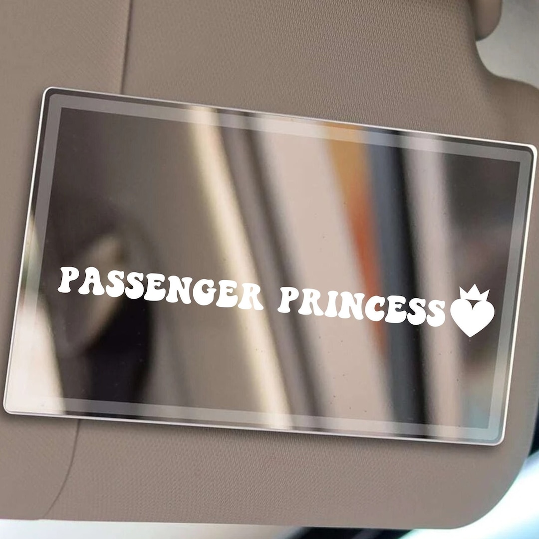 Passenger Princess Car Mirror Decal Car Accessories for Etsy