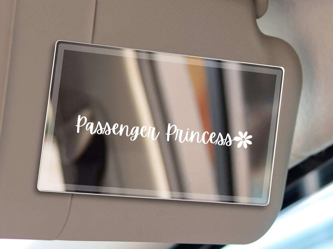Passenger Princess Car Mirror Decal Car Passenger Sticker for Etsy