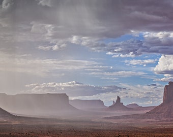 Monument Valley Fog, Photography Canvas Wall Decor Wall Art Arizona Southwest, F Newman Photography