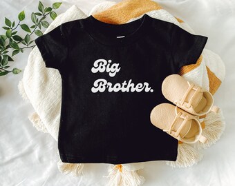 Big Brother Tee | Big Brother Short Sleeve Shirt | Big Bro T-Shirt | Trendy Toddler Shirt | Baby Announcement