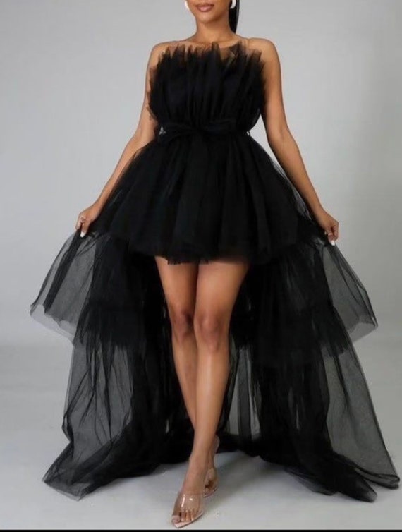 High Low Tulle Dress Prom Gown Women Dresses Birthday - Etsy