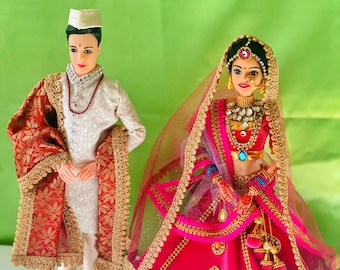 Noord-Indiase koppelpoppen / Maharastrisch koppel
