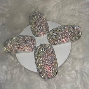 Crystal Covered Wireless Mouse
