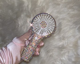 Bedazzled Handheld Fan