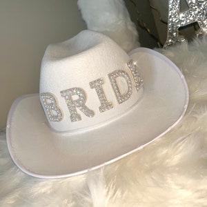Bride Cowgirl Hat (Design 1)