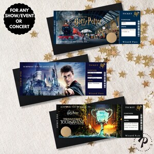 Entrada personalizada para el Making of de Harry Potter/Sorpresa a los Estudios Tour/Regalo especial/Vale de regalo/Recuerdo/Recuerdo de recuerdo