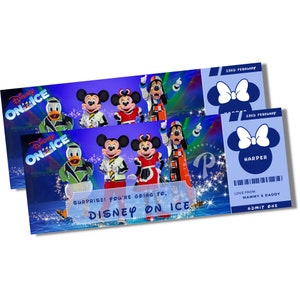 Cadeau surprise personnalisé Disney On Ice Cadeau spécial Bon cadeau Billet cadeau Noël