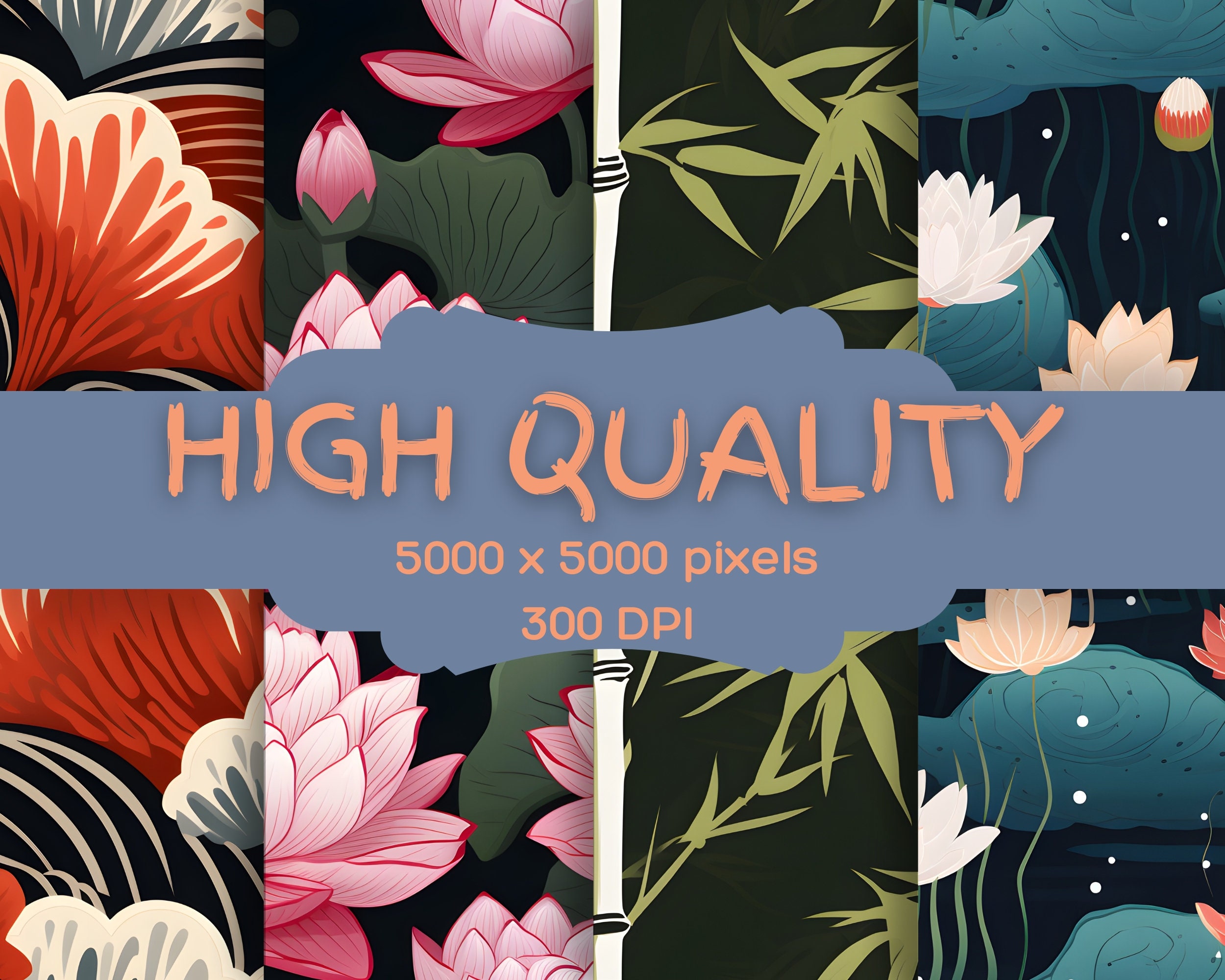 Zen Digital Papers COMMERICAL USE Instant Download Scrapbook Paper ...
