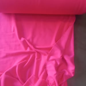 Cotton Sweatshirt Fleece Fabric -HOT PINK by the Yard – Soft & Warm | Ideal for Hoodies, Sweatshirts, Pullovers, Sweatpants | Made in USA