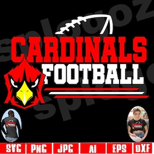 Cardinals football svg Cardinal football svg Cardinals football png Cardinals svg Cardinal svg Cards svg Cardinals school svg Cricut svg