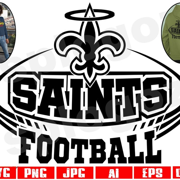 Saints football svg Saint football svg Saints football png Saints svg Saint svg Saints mascot svg Saints football design Cricut svg file