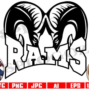 Barany svg, Barany svg, maskotka Barany svg, logo Barany png cyfrowy plik do cięcia, duma szkolna Svg Cricut i sylwetka sportowa Barany png dxf, Barany jpg
