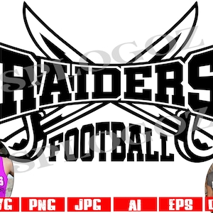 Raiders football svg, Raider football svg, Raider svg, Raiders svg, sports, cricut designs, Raiders mascot svg, Raiders football png, Raider