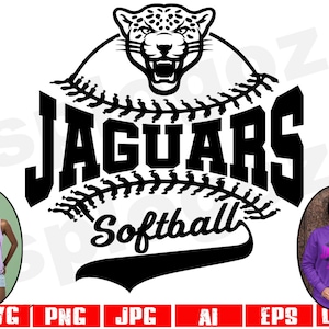 Jaguars softball svg, Jaguar softball svg, Jaguars svg, Jaguar svg, Jaguars softball png, Jaguars mascot svg, Cricut projects, Jaguars shirt