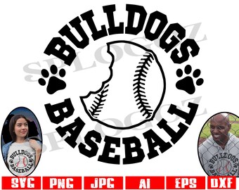 Bulldogs baseball svg, Bulldog baseball svg, Bulldog svg, Bulldogs svg, Cut File, SVG for Cricut or Silhouette sports svg png, team logo
